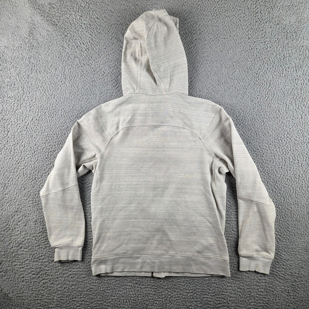 Lululemon Lab Hoodie Womens XS Gray Space Dye Full Zip Lifestyle Nutrition Logo - Picture 7 of 7